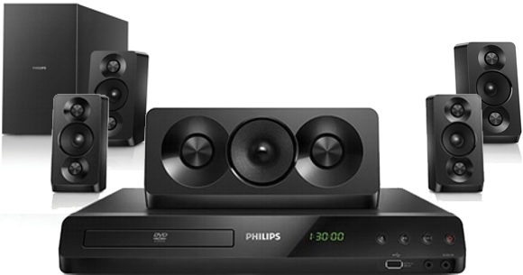 Home Theatre Philips 1 Home Theatre con 6 parlantes Philips